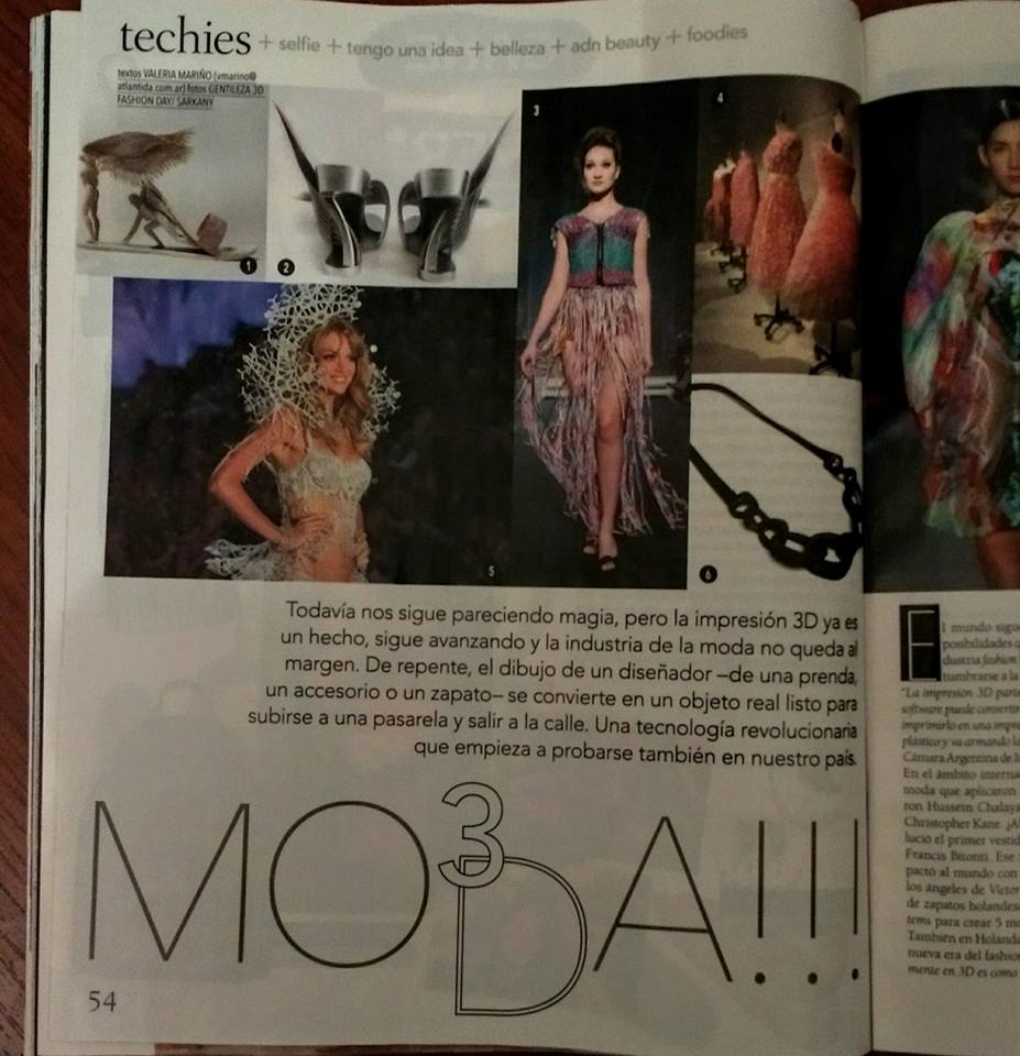 IrenePrestiweb's tweet image. #impresion3d #moda3d gracias @ParaTiOnline por la nota  @3dfashionday