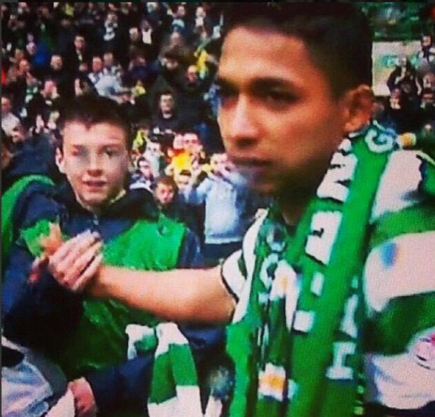 _ForeverCeltic's tweet photo. The wee boy on the left is a ball boy who can only dream. The boy on the right is that same wee boy living the dream a few years later. KT👏🏻 https://t.co/80DaZdfEWr