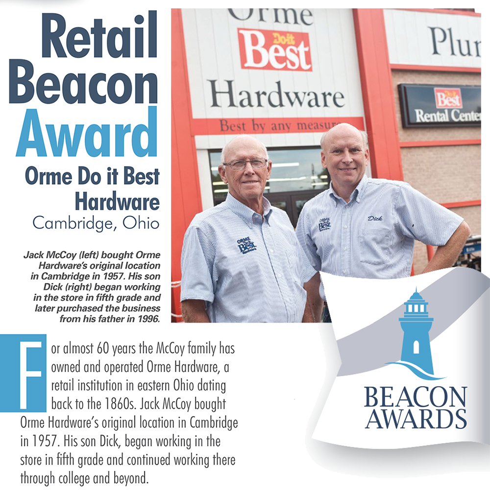 Hardware Connection salutes the McCoy family, @OrmeHardware &amp; the legacy of #DoitBest board member Dick McCoy. 🏆 goo.gl/0wP1Wi