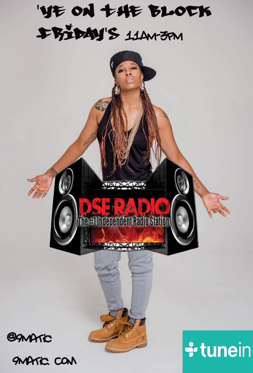 TiyeTheTalented's tweet photo. My new #RadioShow takes flight tomorrow 11am-3pm #YeOnTheBlock #DSE #TuneInApp https://t.co/plHThiN8tX