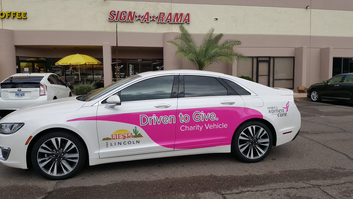 OCT is Breast Cancer Awareness Month.  EARLY DETECTION IS THE BEST PREVENTION! Look at this car we did to help bring awareness to this cause