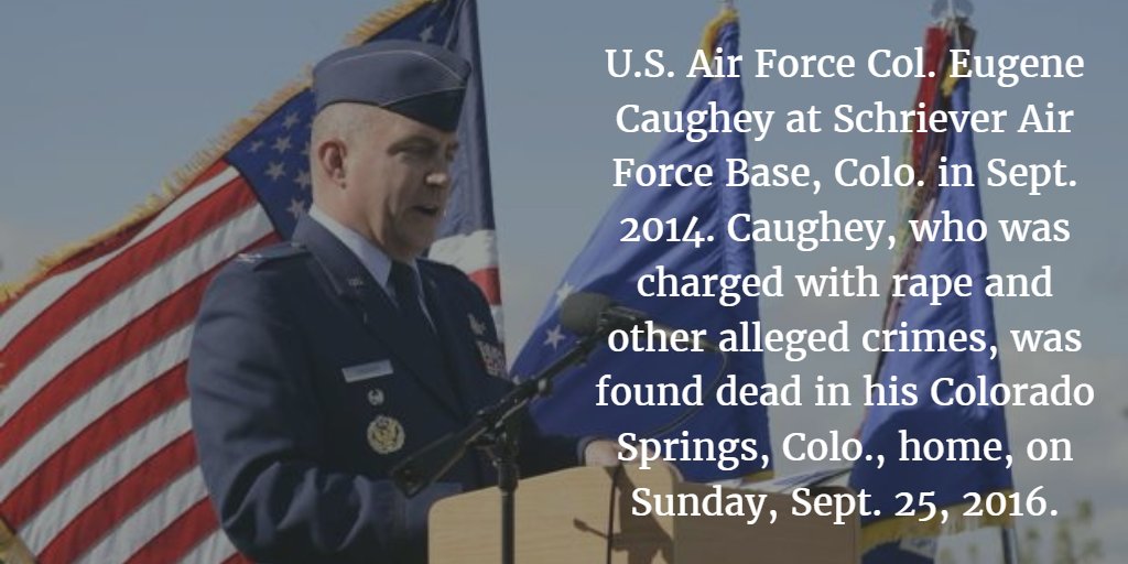 truecrimerev's tweet photo. USAF colonel facing court-martial for rape found dead in Colorado home

https://t.co/0zEfNNpuit 

#truecrime #crime #rape #Colorado #suicide https://t.co/L1qEgdkT65