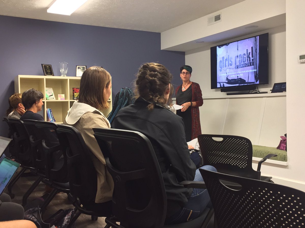 Excited to host LeeRay Costa, founder of <a href="/GirlsRockRoanok/">Girls Rock Roanoke</a>, as a part of the <a href="/VTsopa/">VT Performing Arts</a> Women Influencing the Arts series!