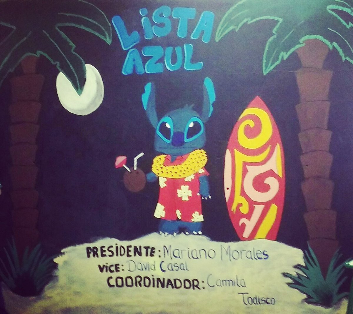 ListaAzulDeco's tweet photo. Mural listo, gracias a todos por la ayuda 💪#YoVotoAzul #VotaDistinto #CopateConLaAzul https://t.co/64zB1hdIoD