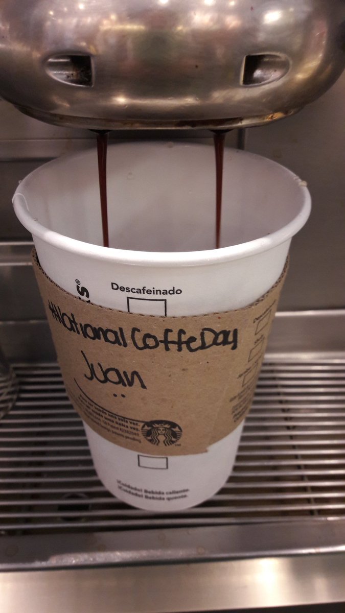 SugaRossie's tweet photo. Inspirar y nutrir al espiritu humano #NationalCoffeeDay #TeamCafe @StarbucksMex https://t.co/RGaP7pzETL