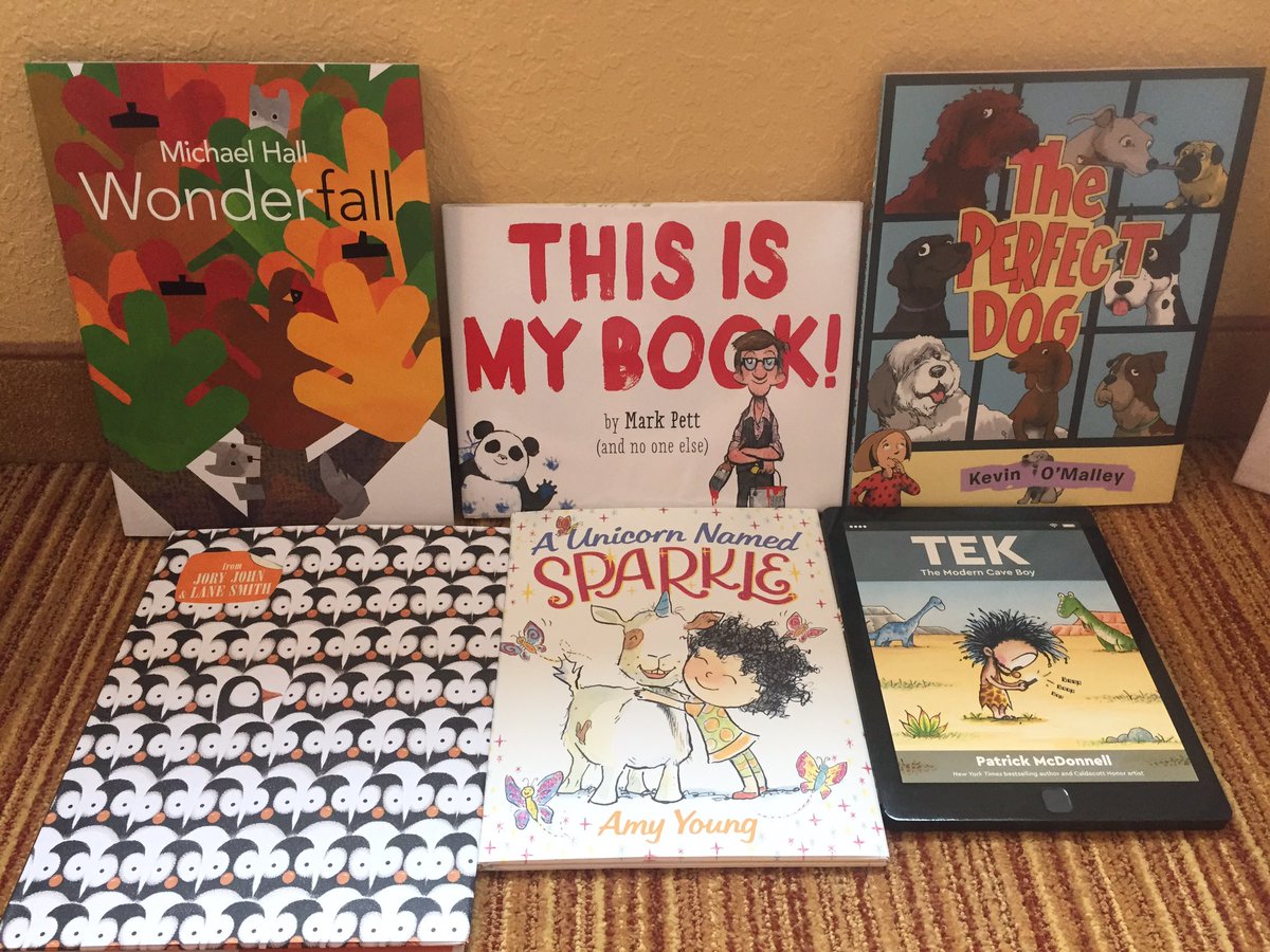 mariapwalther's tweet photo. Can't wait to get back to my classroom to read these to my kids! Thanks @AndersonsBkshp #IRC2016 @ILReadCouncil https://t.co/EAjE4ZTqaL