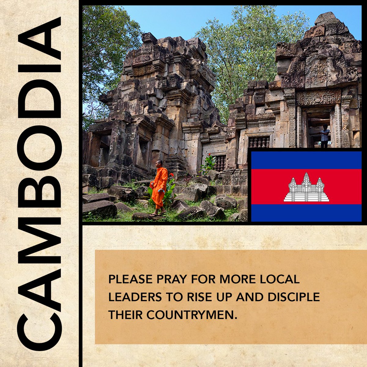 Please take a few minutes today to #HoldTheRopes for our workers in Cambodia. Thank you for praying! #EveryNationWorldMissions #PrayGiveGo