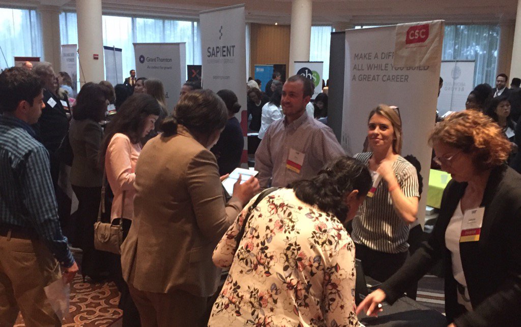 AndreaHall46's tweet image. It&apos;s not too late - come meet @CSC recruiters @WITWomen NOW @ the #WITJobFair in Tysons Va. #CSCDiversity