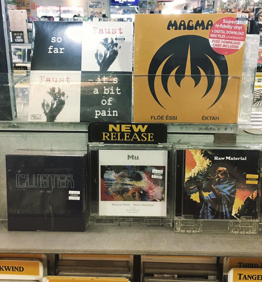 cuneiformrecord's tweet photo. 'Mu,' the new album by Richard @Pinhas & @BarryCleveland, is getting a little love @AmoebaSF!. Spin it here: https://t.co/b4XVUZvc2o https://t.co/ua7yfBKJ3I