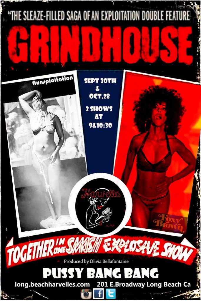 Brides Of Satan's Olivia Bellafontaine is producing a grindhouse burlesque show tomorrow night. DM for discount code!