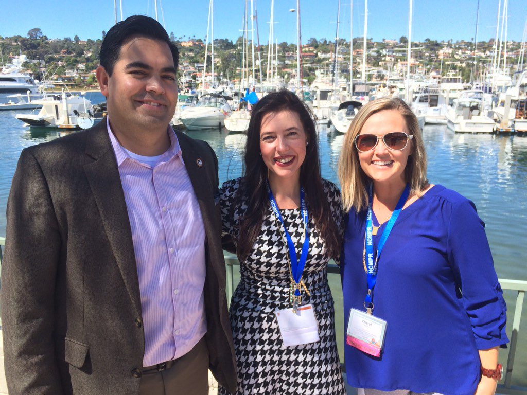jennyboehmer's tweet photo. Sites are inspiring but so are the colleagues: Juan & Cheryl + dozens more at #ncmprd6 conference #ncmpr #SanDiego https://t.co/kOR3uloupH
