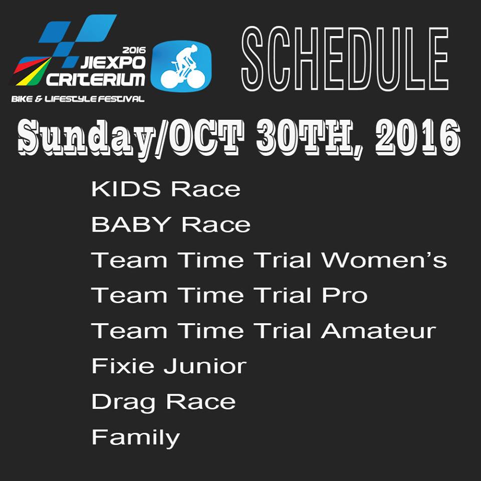 JIExpoCRIT's tweet photo. This is the Race Schedule for Second Jakarta Night Race #JIExpoCriterium2016. Can't wait for the race! https://t.co/nhRB0wALR1
