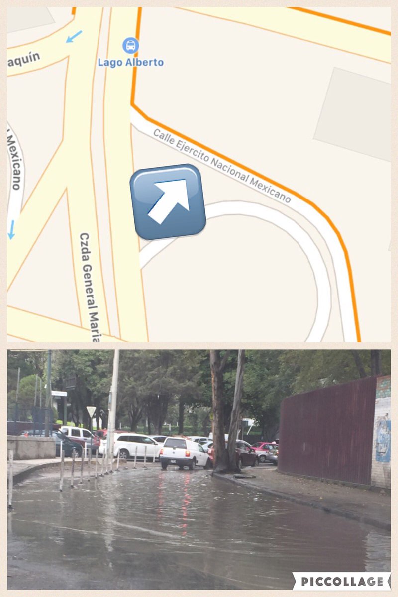 jennybvo's tweet photo. @delegacionMH inundacion x fuga en curva ejercito nacional esq mariano escobedo. #fuerzaurbana https://t.co/9WUWAw5C4Z
