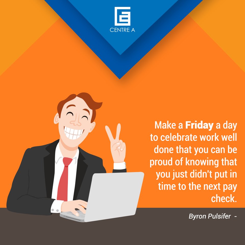 centreaoffices's tweet image. Before you get into the weekend mode, here's a #FriyayWisdom to brighten up your day. Happy #weekend ! #weekendvibes