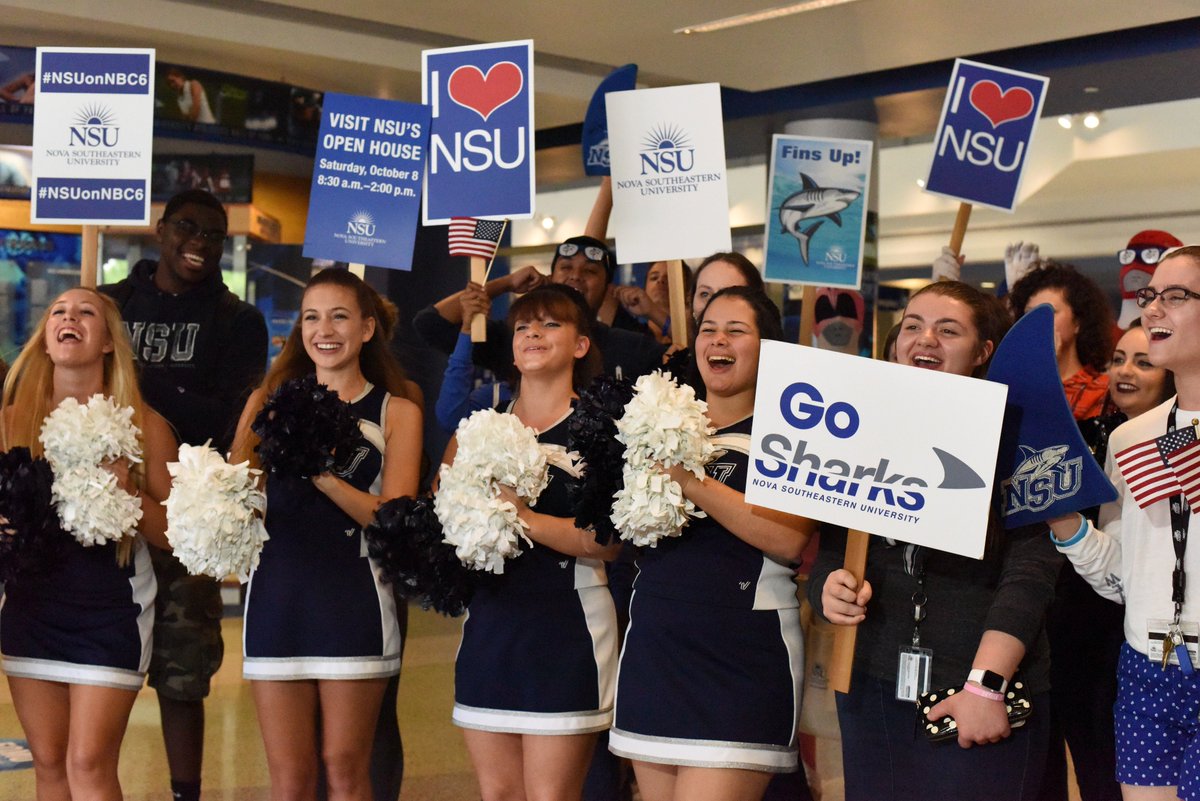 NSUFlorida's tweet photo. Check out the photos from @nbc6 #collegeweek at NSU!  #NSUonNBC6 #GoNSUSharks https://t.co/nuBnbYWYOv https://t.co/SRqpKiukJi