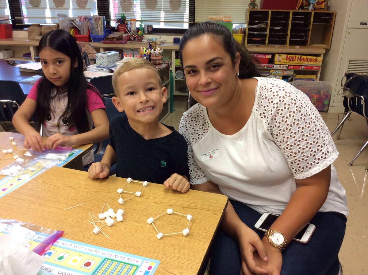 MrsPacettiBCE's tweet photo. Fun morning with our families doing some STEAM activities in the classroom! @BCEBobcat https://t.co/hPSzDjDkjq