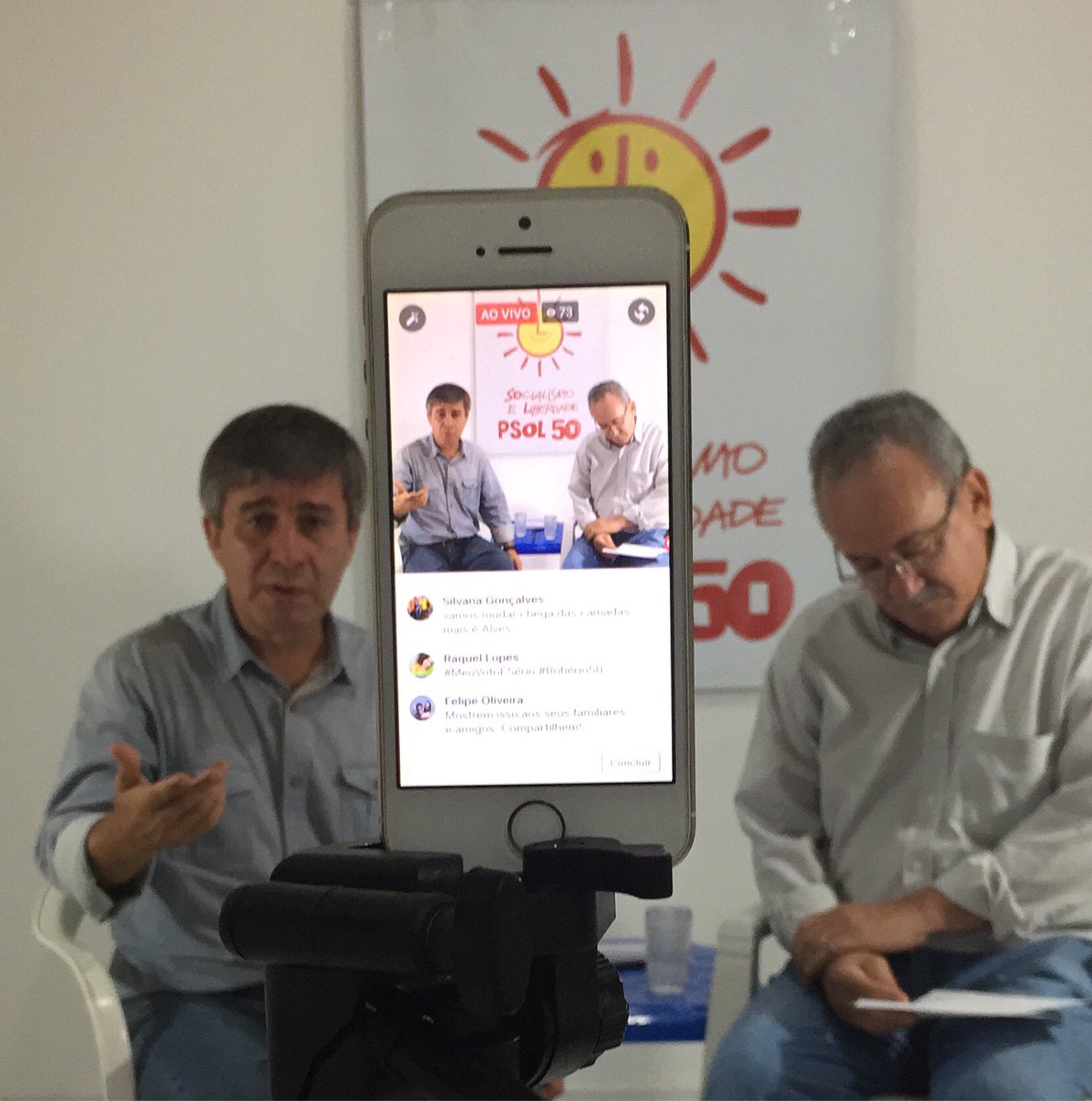 profroberiopsol's tweet photo. Visite nossa página no Facebook e confira a conversa que foi transmitida ao vivo com o professor Robério Paulino.  #meuvotoéserio #roberio50 https://t.co/6Tte7dQrMM