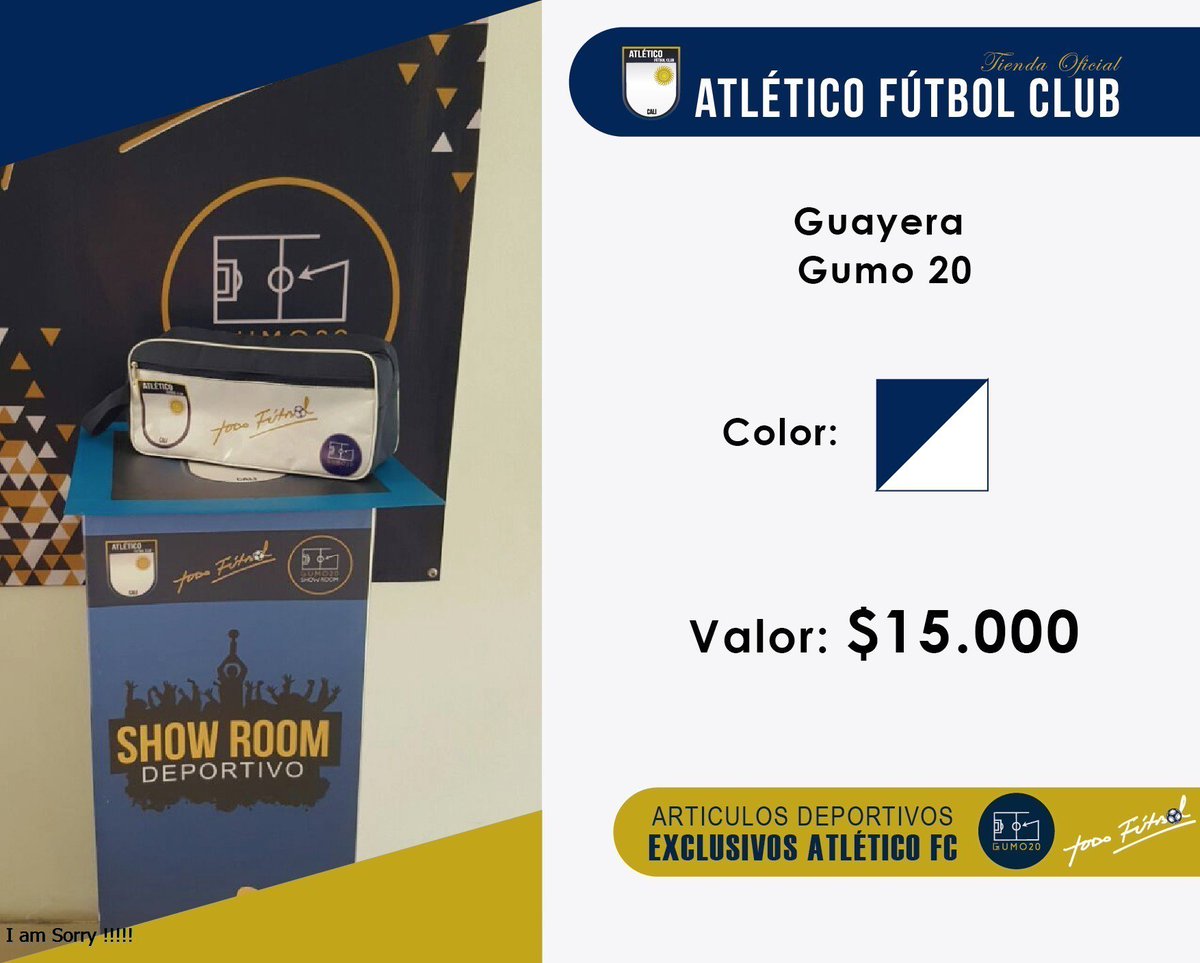 AtleticoFCSA's tweet photo. ¡Tienda Oficial Atlético FC!
Artículos deportivos del Atlético FC.
#Guayera https://t.co/uqLKCFi4kG