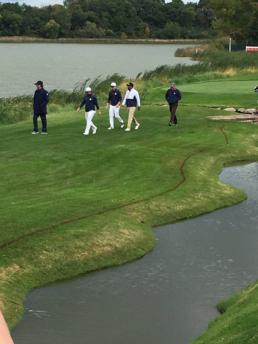 grindegolf's tweet image. Ryder Cup Practice Round
