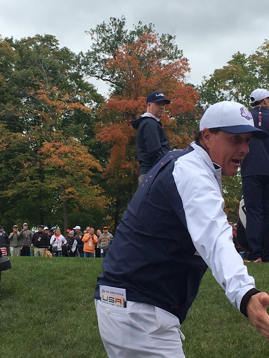 grindegolf's tweet image. Ryder Cup Practice Round