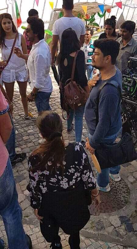 SRKswarrior1's tweet photo. SRK - Anushka Sharma 
#Lisbon 
#TheRing https://t.co/EXGiWfdeBK