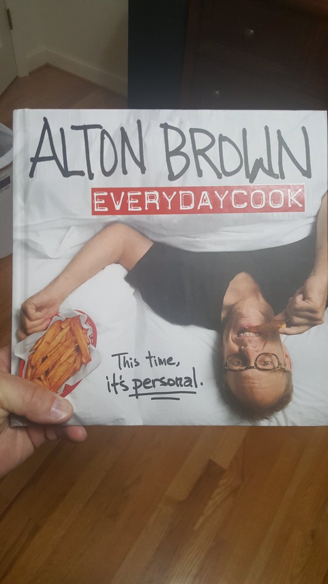 icefloe01's tweet photo. .@altonbrown Got mine today! I only lament that there isn't a book signing near me that I can attend. #ABGrams https://t.co/IKaSfyB8yG