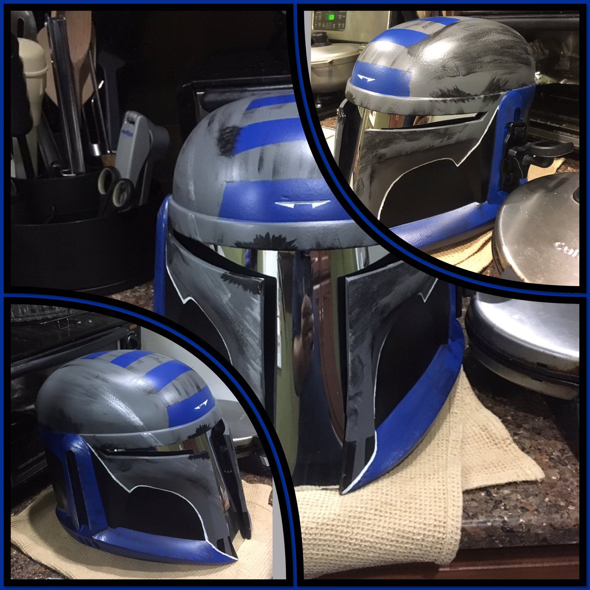 HondoFalco's tweet photo. I'll be rockin #NMEProps Enforcer Helmet tonight. Also known as Hondo3.0 "DeathHead" #StarWars #props #FalcoClan @mandomercs @FalcoClan https://t.co/1WcmmT1iVG
