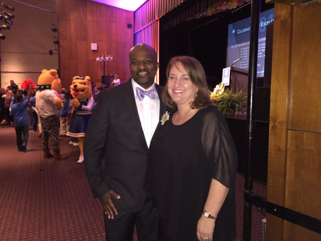 GCSchoolsNC's tweet photo. Our MC's for the night!! #GCSCOE2016 https://t.co/AHNngxsKxC