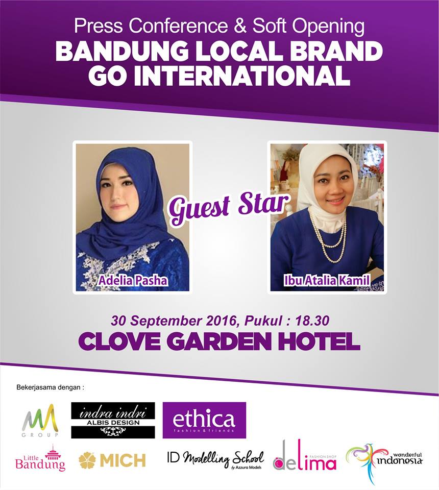 ethica_id's tweet photo. Malam ini Ethica bakal Press Conference &amp; Soft Opening di acara Bandung Local Brand Go Internasional #EthicaGoInternational #GoFashionShow https://t.co/PJHoRTf85d