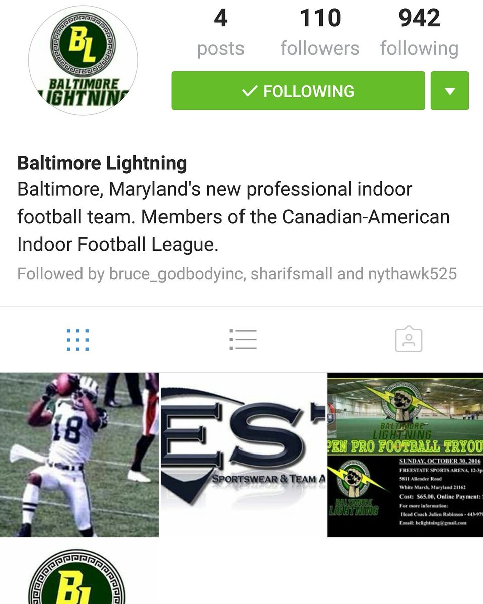 tmason18's tweet photo. #Instagram #BOLTUP #BaltimoreLightning #BmoreLightning #BL https://t.co/8Ityv8iQLC