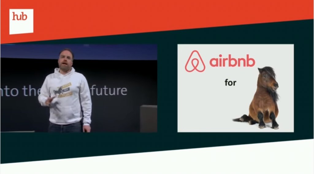 KevinTechExec's tweet photo. 'This is a hilarious startup pitch! RydeMyPony, "The AirBnB for Ponies". You gotta see it to believe it':

https://t.co/Je1BBDkWrY https://t.co/92zQdSbTdL