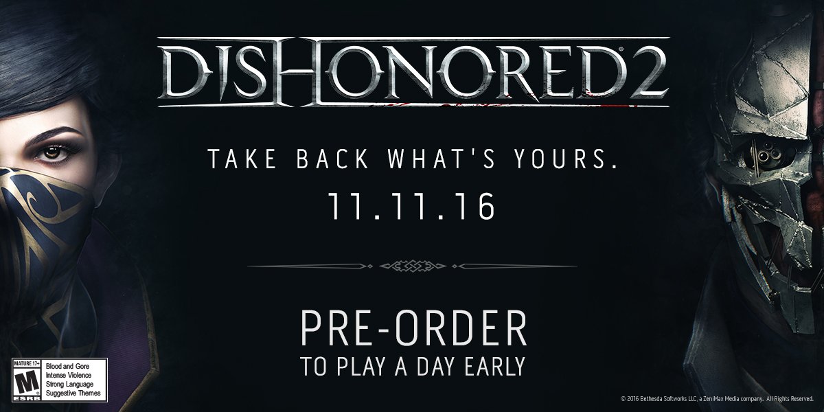 Dishonored 2 трейнер