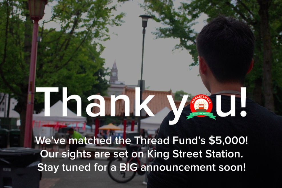 marketsharesea's tweet photo. <3 #buildthemarket #breakingbread #breakingboundaries #kingstreetstation #seattle https://t.co/esvGv1zKEs