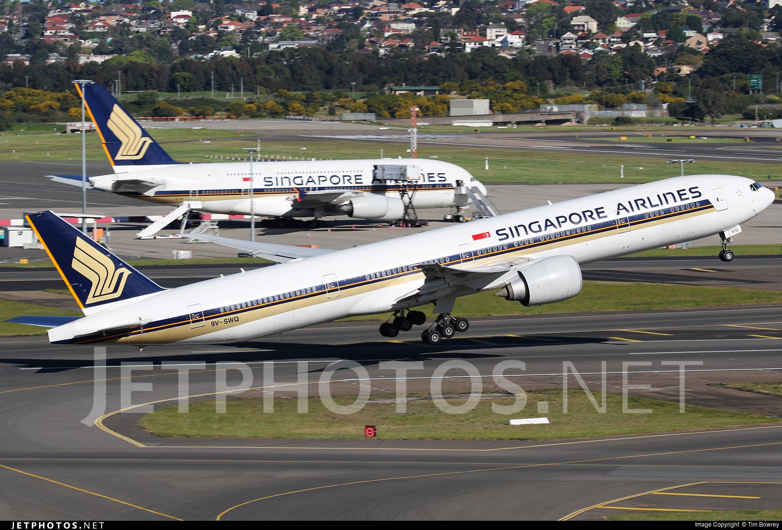 JetPhotos on Twitter "A SingaporeAir 777 departing SydneyAirport