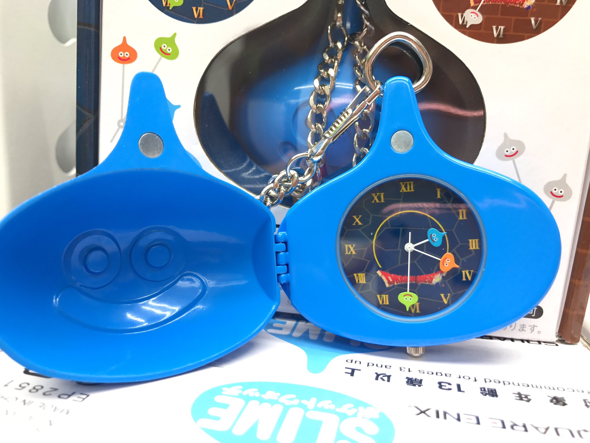 ゲームパニックつくば على تويتر 入荷情報 ドラゴンクエスト アミューズメントグッズシリーズ ポケットウォッチ スライム メタルスライム 入荷しました 時計の針の先端にはスライムが 12時ピッタリには スライムタワーやメタルブラザーズが出来る仕組みです