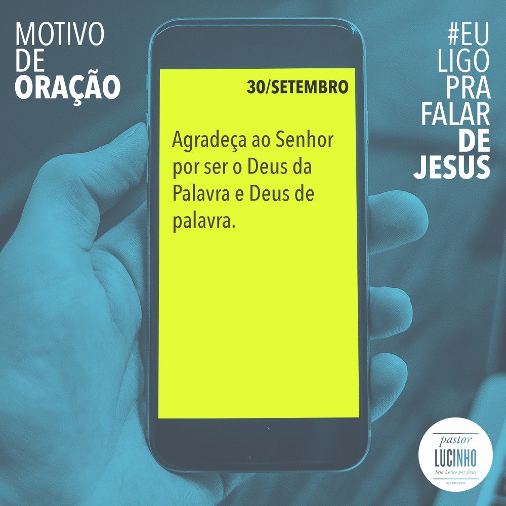 Prlucinho's tweet photo. #MotivoDeOração https://t.co/ky7jD2Ldjl