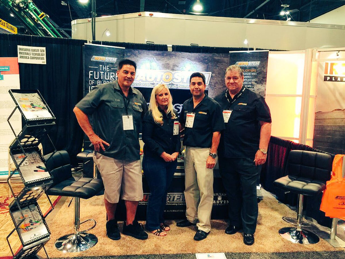greenminingsol's tweet photo. Autostem US in the Mine Expo 2016 Las Vegas, Nevada @MINExpo2016 #mining #blasting #Quarry @autostemusa https://t.co/H725UADm10