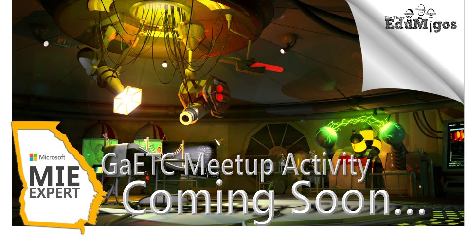 DarrenClayEDU's tweet photo. Uh-ohh...The @EduMigos are drawing up the blueprint for the @GaETConf meet-up #MIEExpert #GAMIEE https://t.co/b1t4zmuq0s