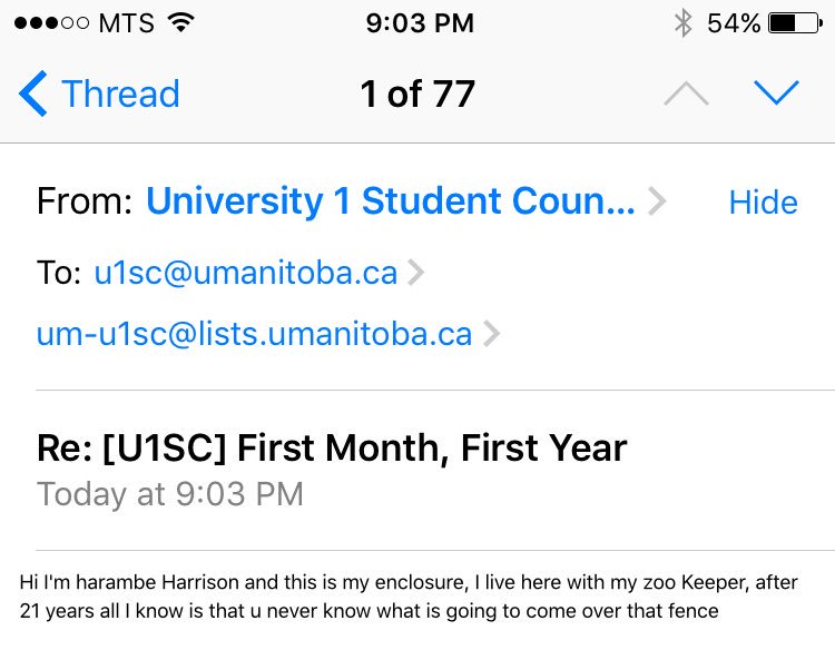 liamnazar's tweet photo. soo u of m just emailed me.. https://t.co/PRlNfohL9v