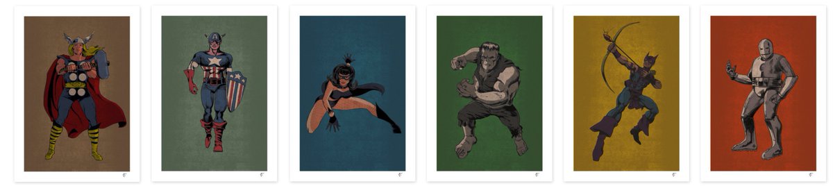 VALilustrador's tweet image. Victor Abarca on @Curioos #Marvel #MarvelClassics in a #vintage #style #ThorRagnarok #IronMan #hulk #CaptainAmerica curioos.com/victorabarca