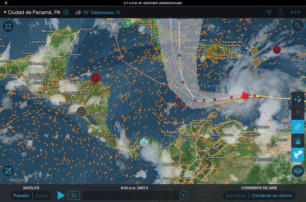 EESPApanama's tweet photo. Consulta los datos del tiempo en Storm, de Weather Underground
#WUStormApp #wunderground https://t.co/99kXUfOL43 https://t.co/AYYBlqTHHf