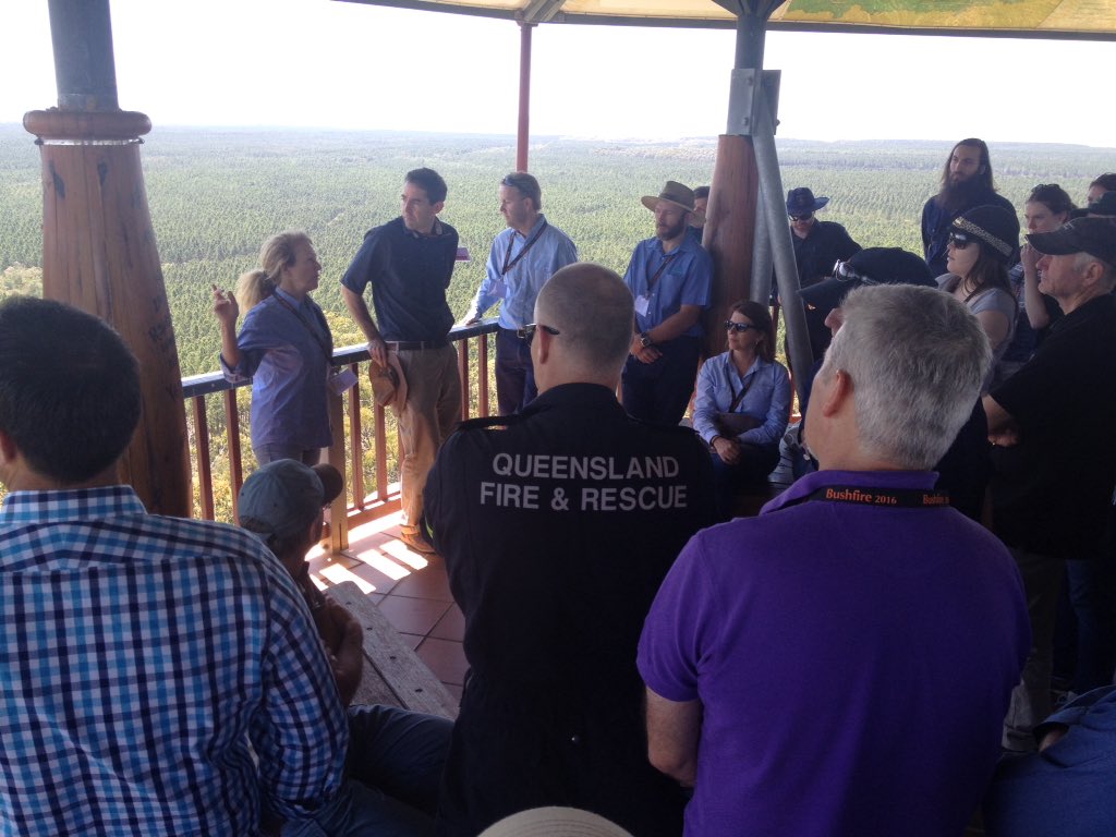 bushfire16's tweet photo. S Chapman @HealthyWaterway to delegates @bushfire16 aboutreintroducing Trad. Owner burning in Sunshine Coast https://t.co/wYK5gqPldw