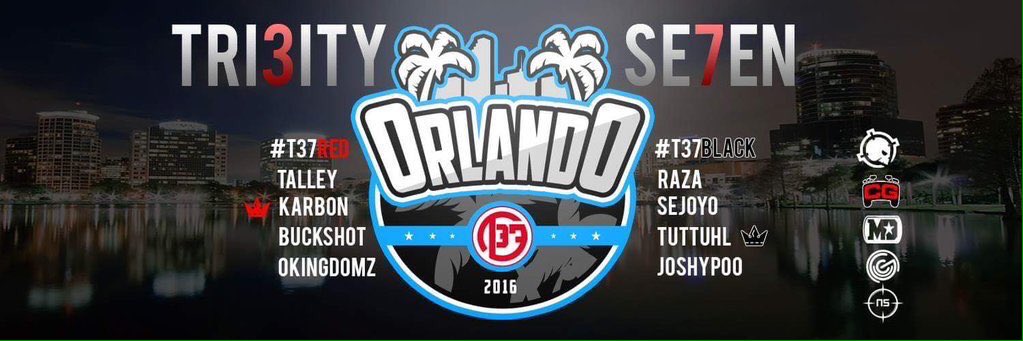 Tri3itySe7en's tweet photo. 7 Days Until #T37Red &amp; #T37Black take on the competition at #UMGOrlando 🌴

#T37Nation https://t.co/06gTPMsPqQ