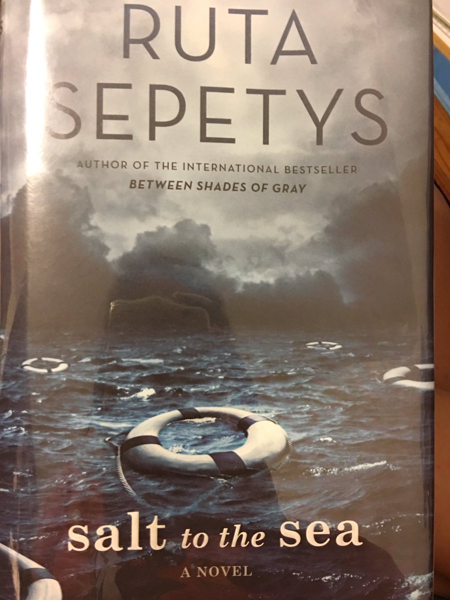 When the author's name is larger the book title so you can't tell if the book is about <a href="/RutaSepetys/">Ruta Sepetys Updates</a> written by Salt to the Sea 😅