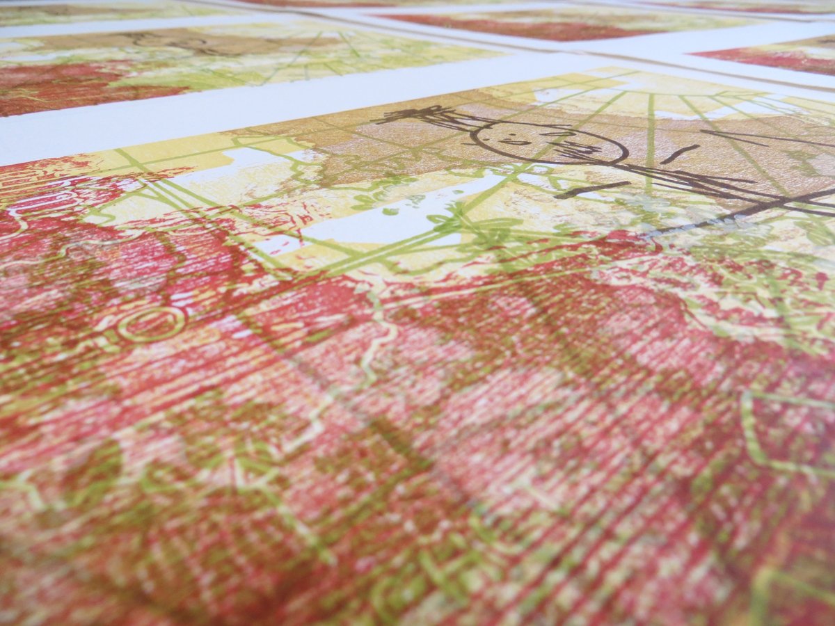 marcboz's tweet photo. Here's another in-progress shot. Come see the finished prints at Newman U's Steckline Gallery, 5-7. #FinalFridayICT https://t.co/JJqxZy9uoK