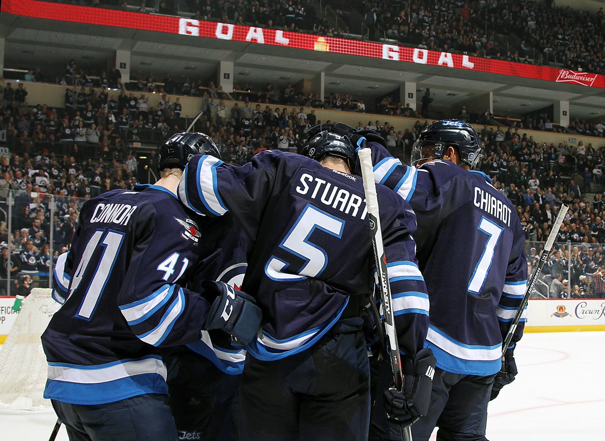 NHLJets's tweet photo. #NHLJets beat the Wild 4-1! #NHLPreseason https://t.co/3qDGWGUB3x