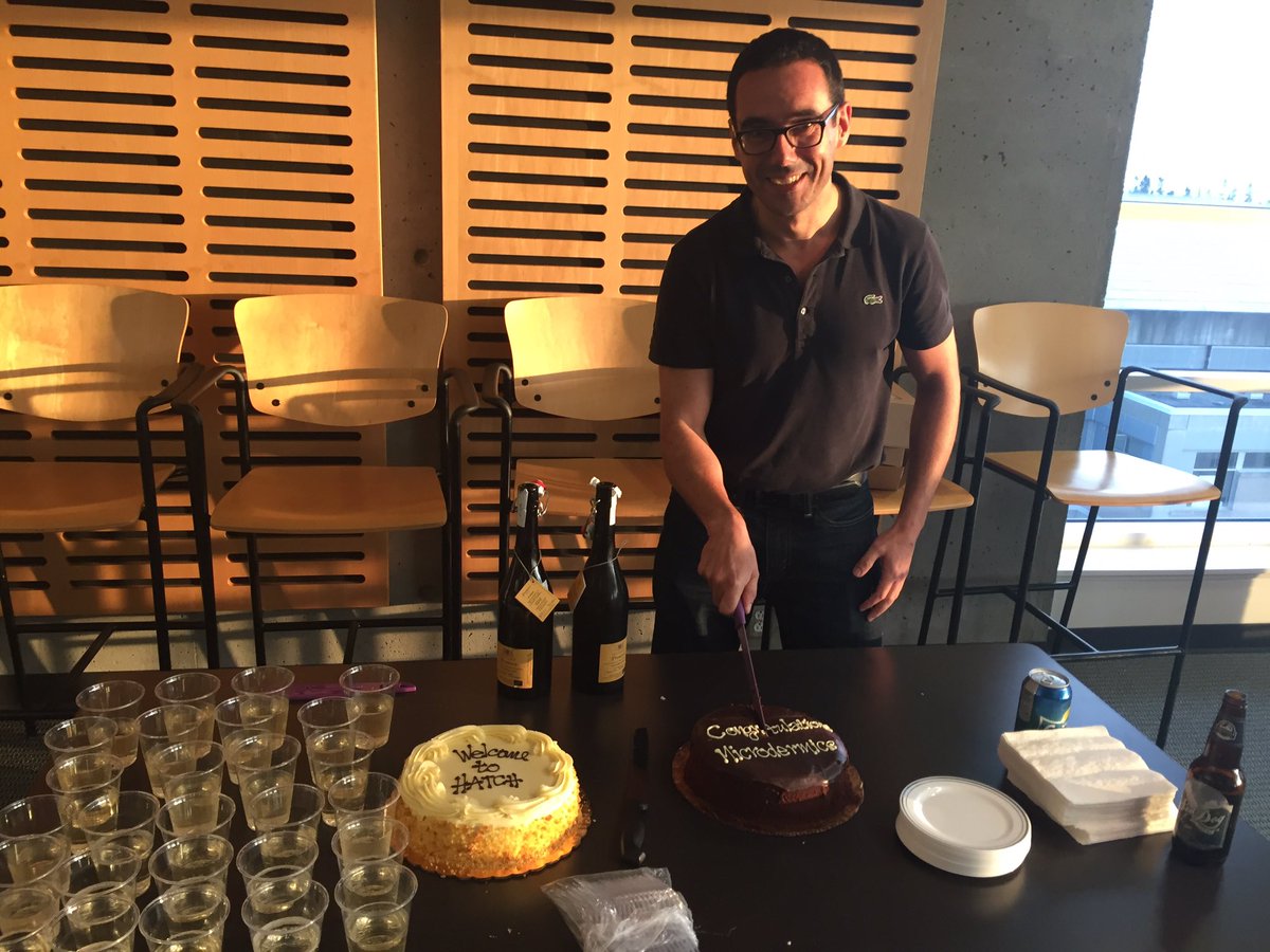 innovationubc's tweet photo. Celebrating the #NVBC success of #Microdermics tonight! 👏🏻 https://t.co/ffA7vJTloH