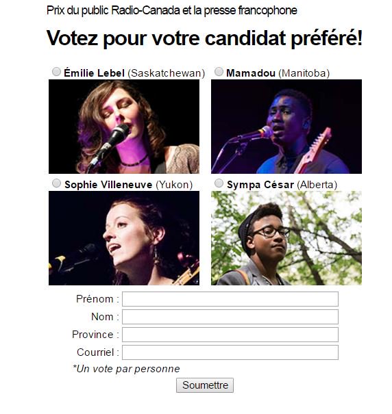 icigervais's tweet photo. Vous pouvez maintenant voter pour le prix du public #chantouest https://t.co/Nn4oPNhvFm https://t.co/EXAnKRBOd5