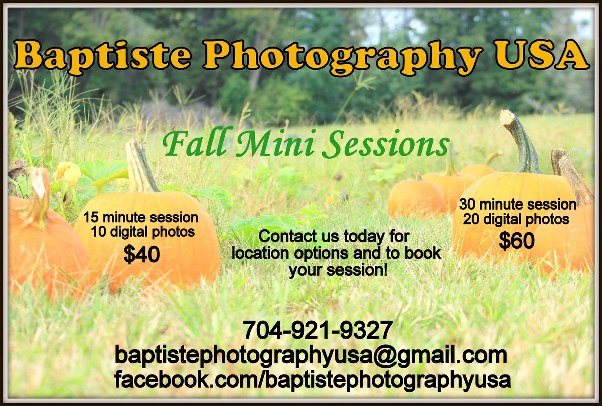 6thSenseEvents's tweet photo. #fallminisession #familyphotos #charlotte #pumpkin #pumpkinpatch #farm #parks #mecklenburgcounty #photographer #baptistephotographyusa https://t.co/3CGotRQuVG