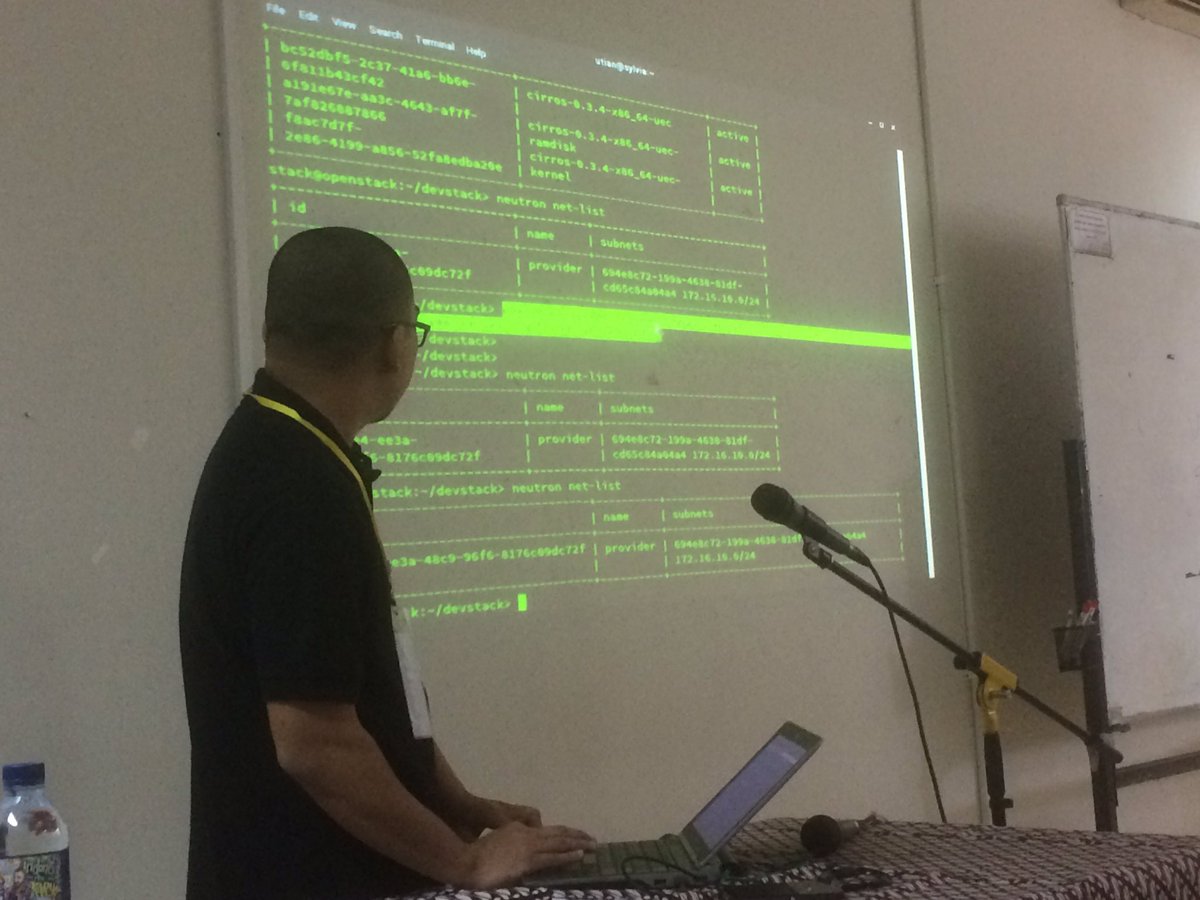 openSUSE's tweet photo. Talking about using @openSUSE Cloud images https://t.co/ZiHyFhr1Cs & @OpenStack at #oSAS16 https://t.co/fZVoluOO9z
